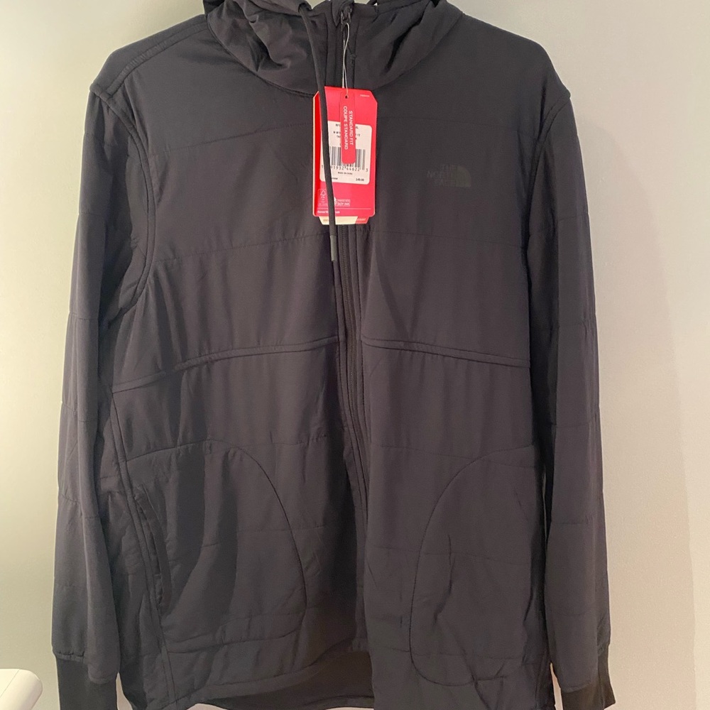 Womens the north face mountain sweatshirt full zip. Size XL. Black.